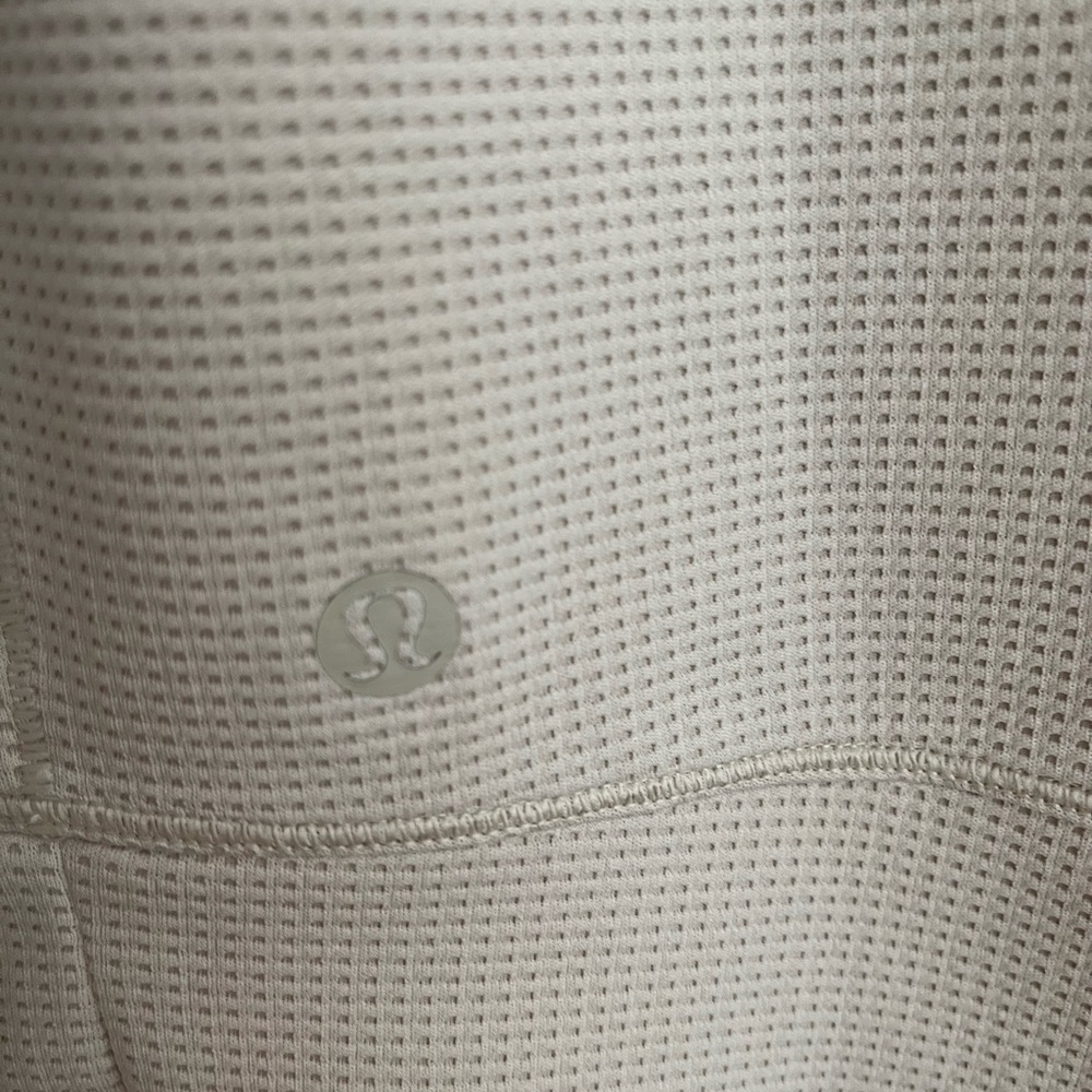 Men’s Lululemon cream crew long sleeve shift stitch performance shirt - Picture 3 of 11